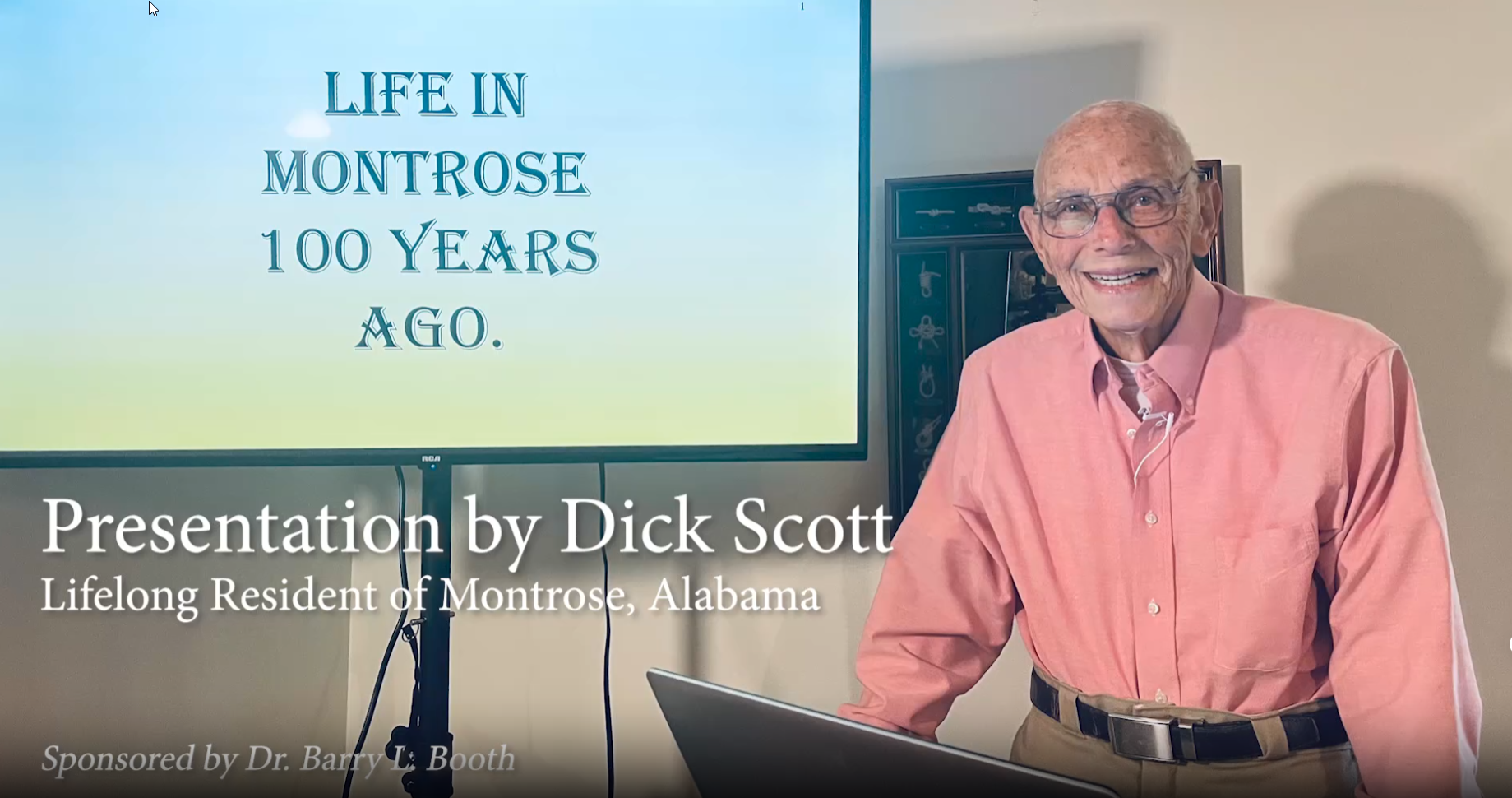 Presentation by Dick Scott